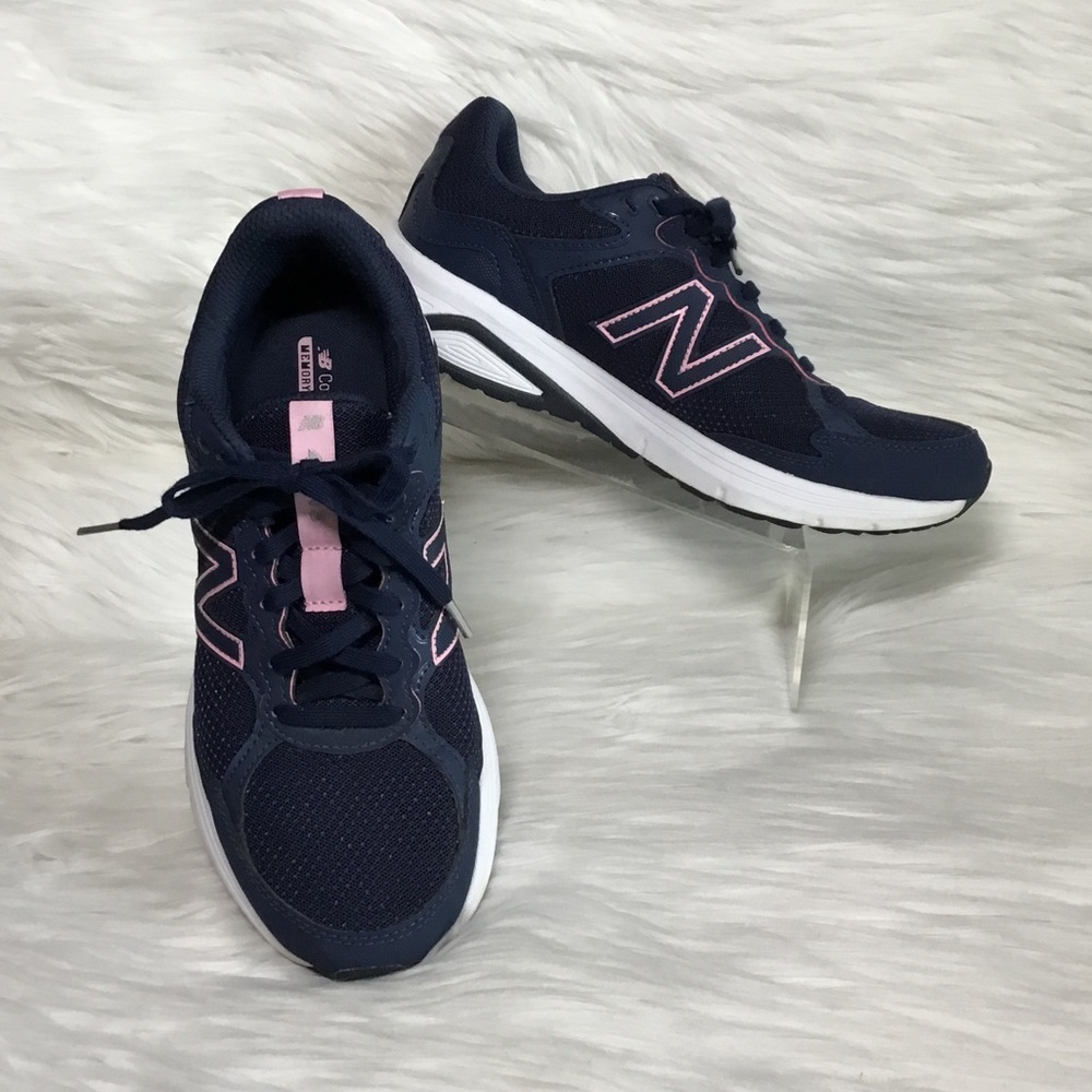 New Balance 460 V3 Women’s Lightweight Running Shoes, Navy/Pink, 9.5